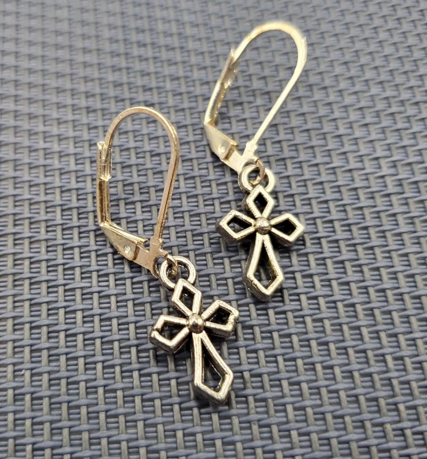 Clip Cross Earrings