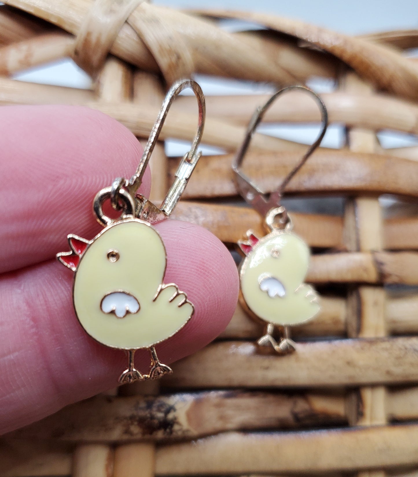 Yellow Chick Earrings