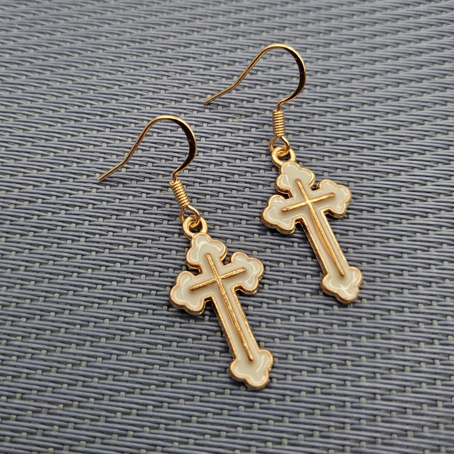 White Enamel Cross