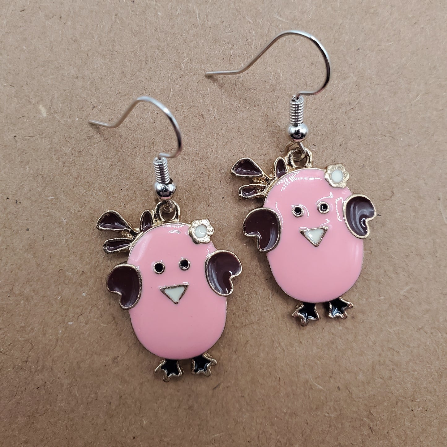 Pink Chick Earrings