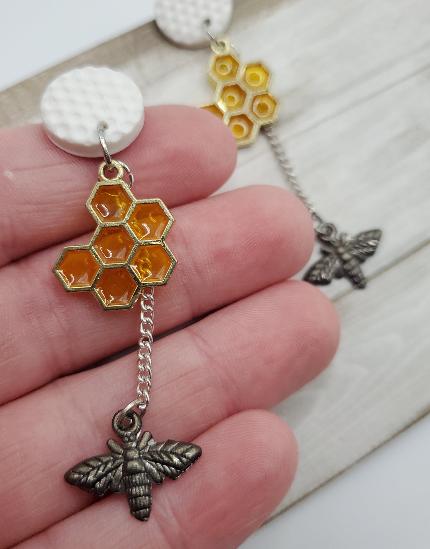 Stud Long Bee Earrings