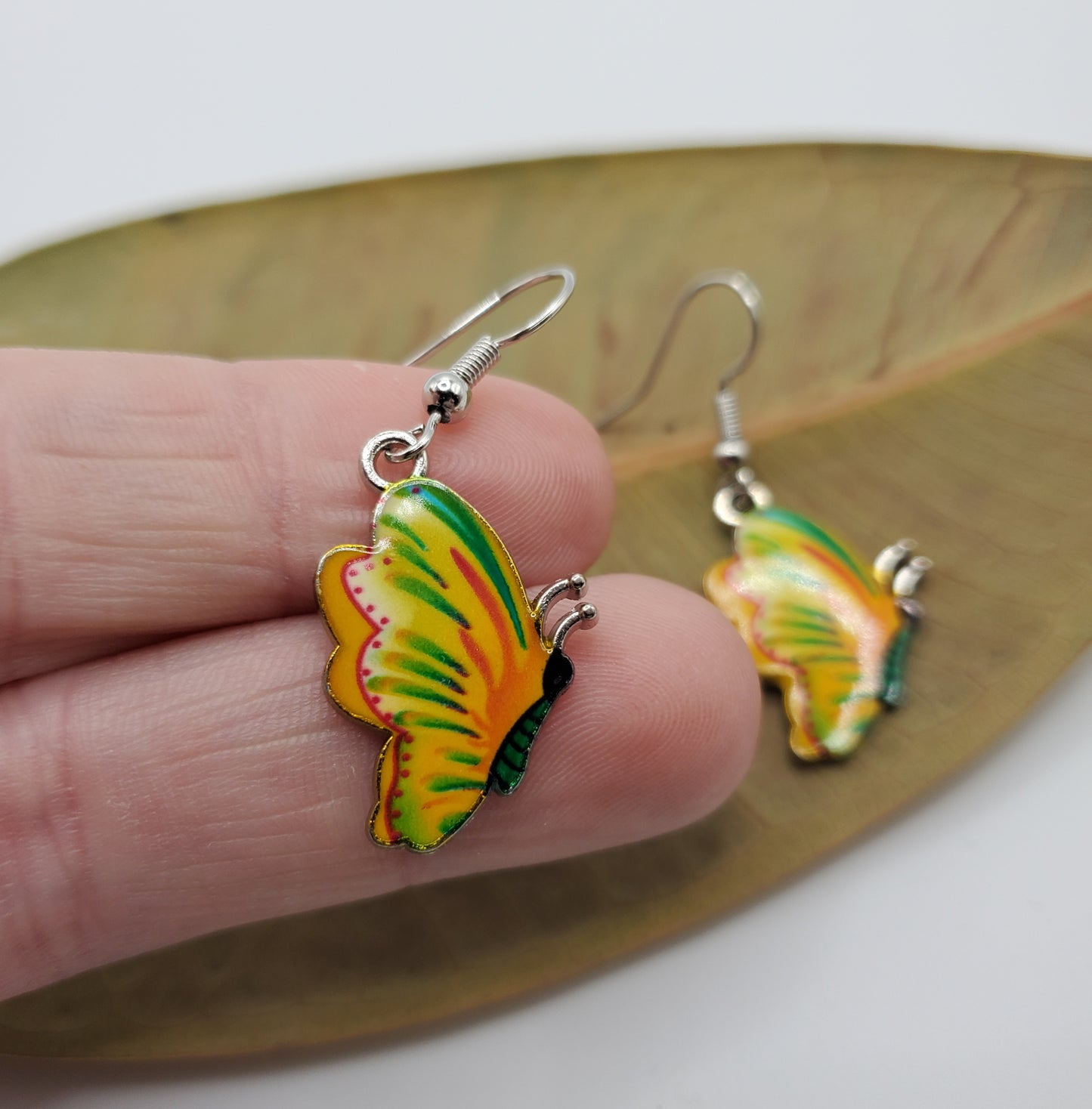 Tropical Butterfly Earrings