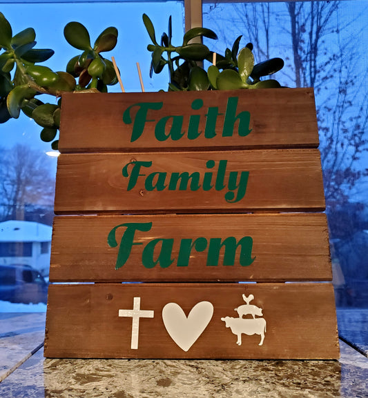 Green Farm Sign