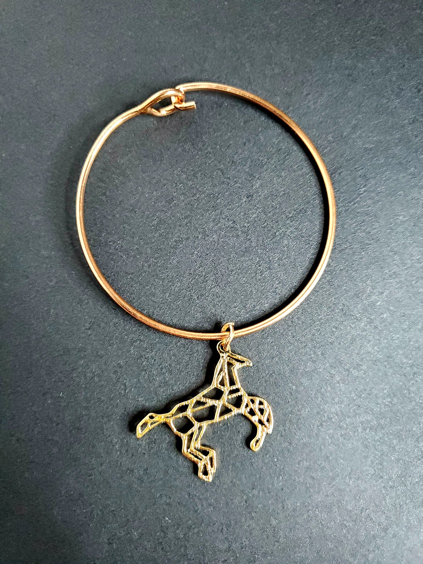 Golden Horse Bangle