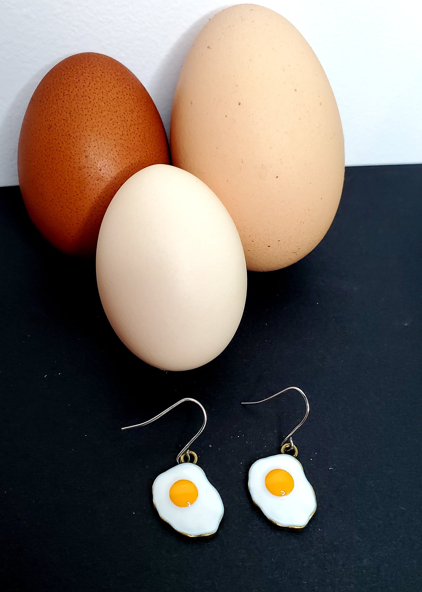 Fried egg Earrings