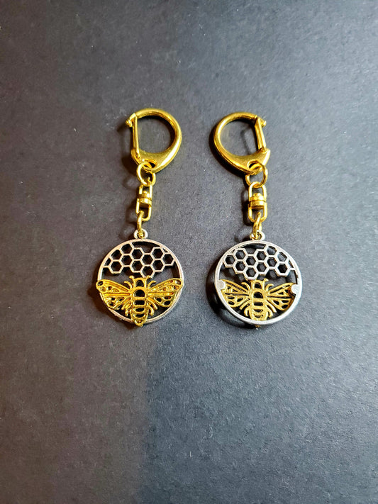 Honeycomb Keychain