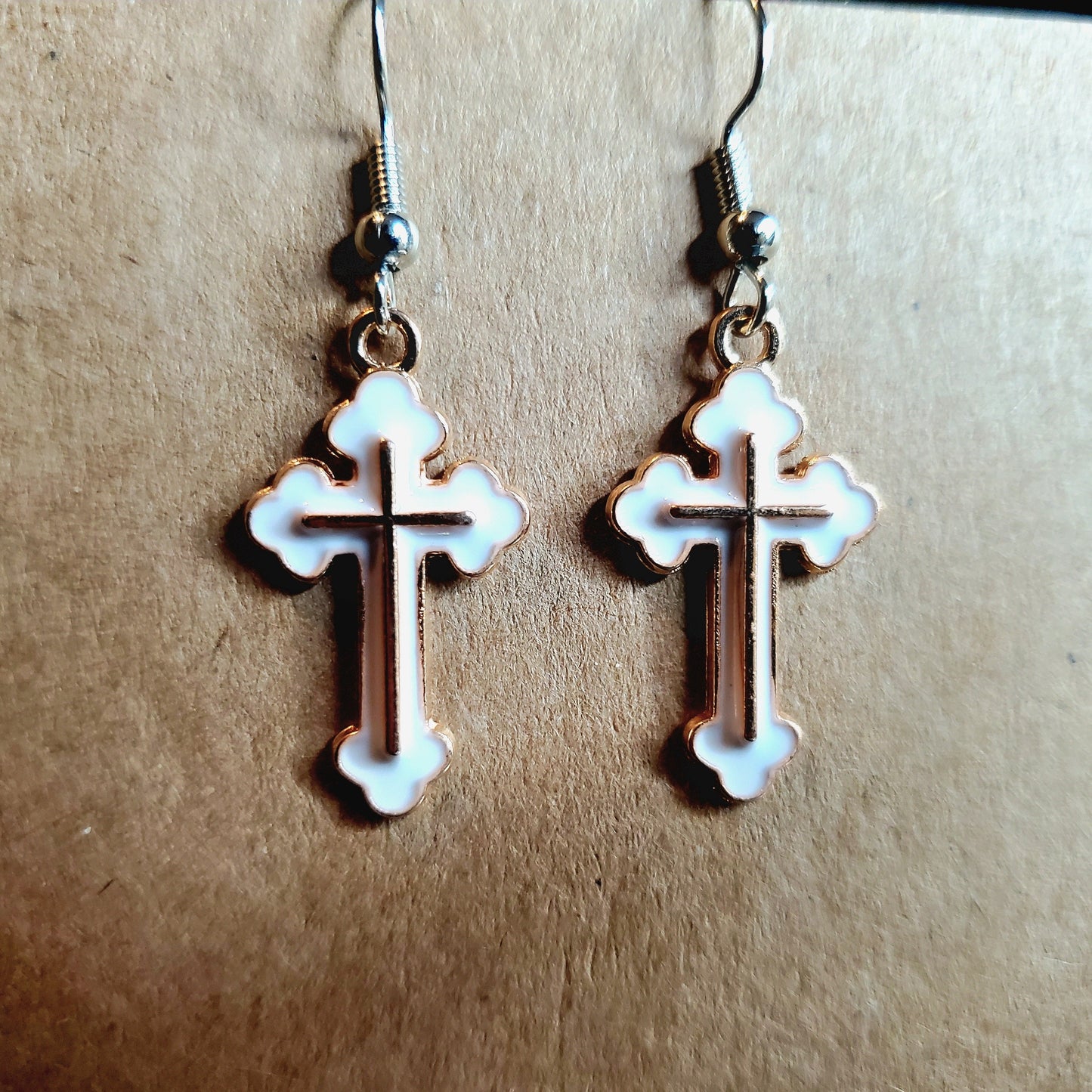 White Enamel Cross