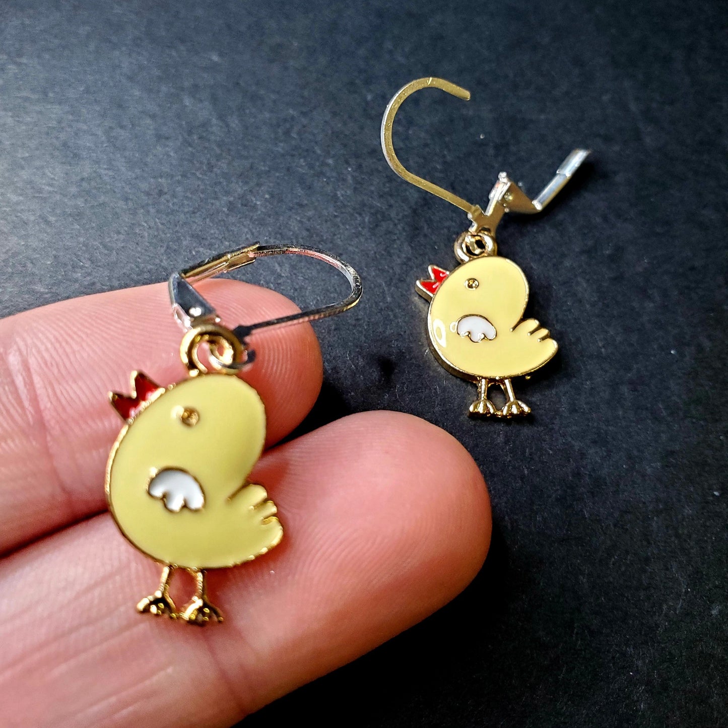 Yellow Chick Earrings