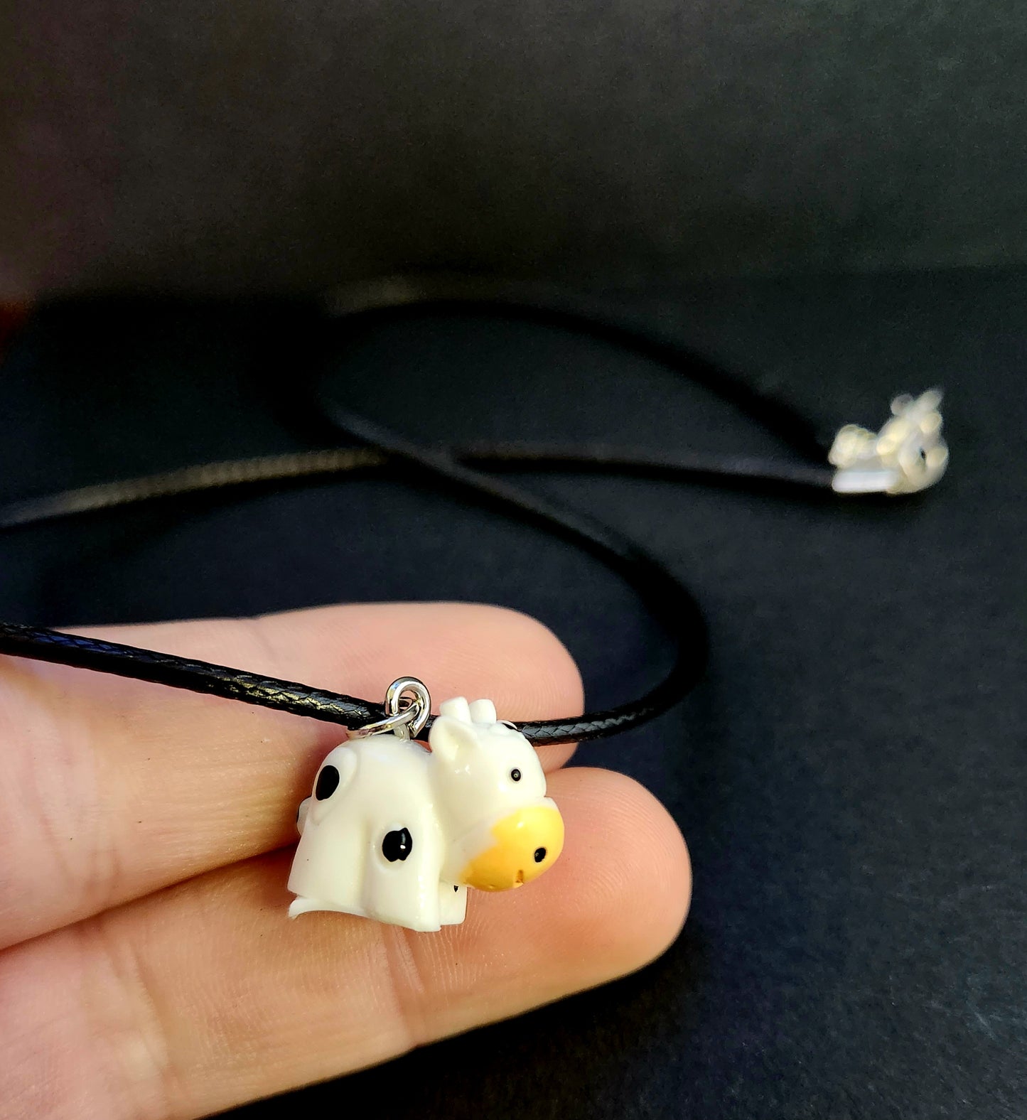 Kids 3D Cow Necklace