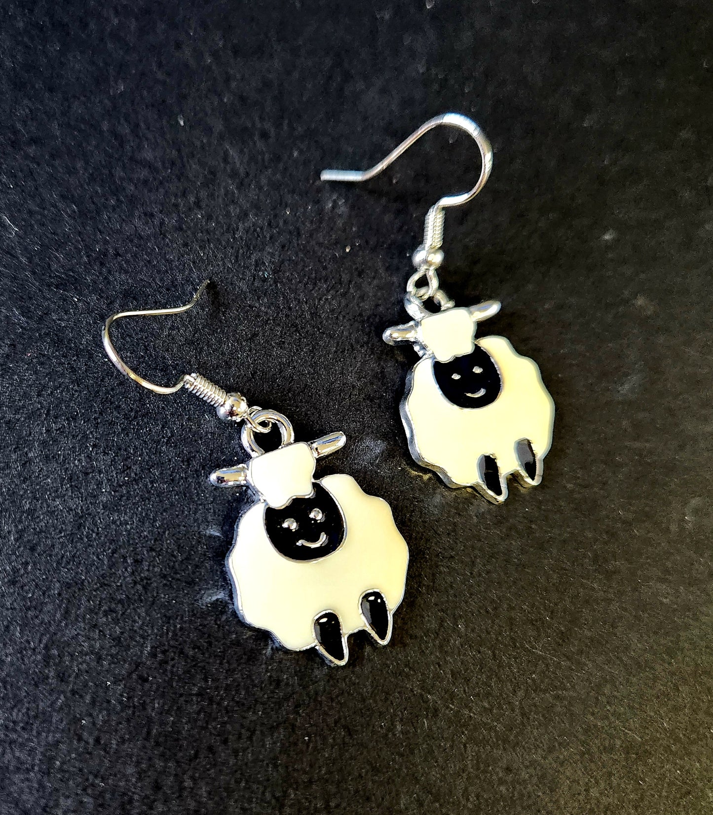 Fluffy Sheep Earrings