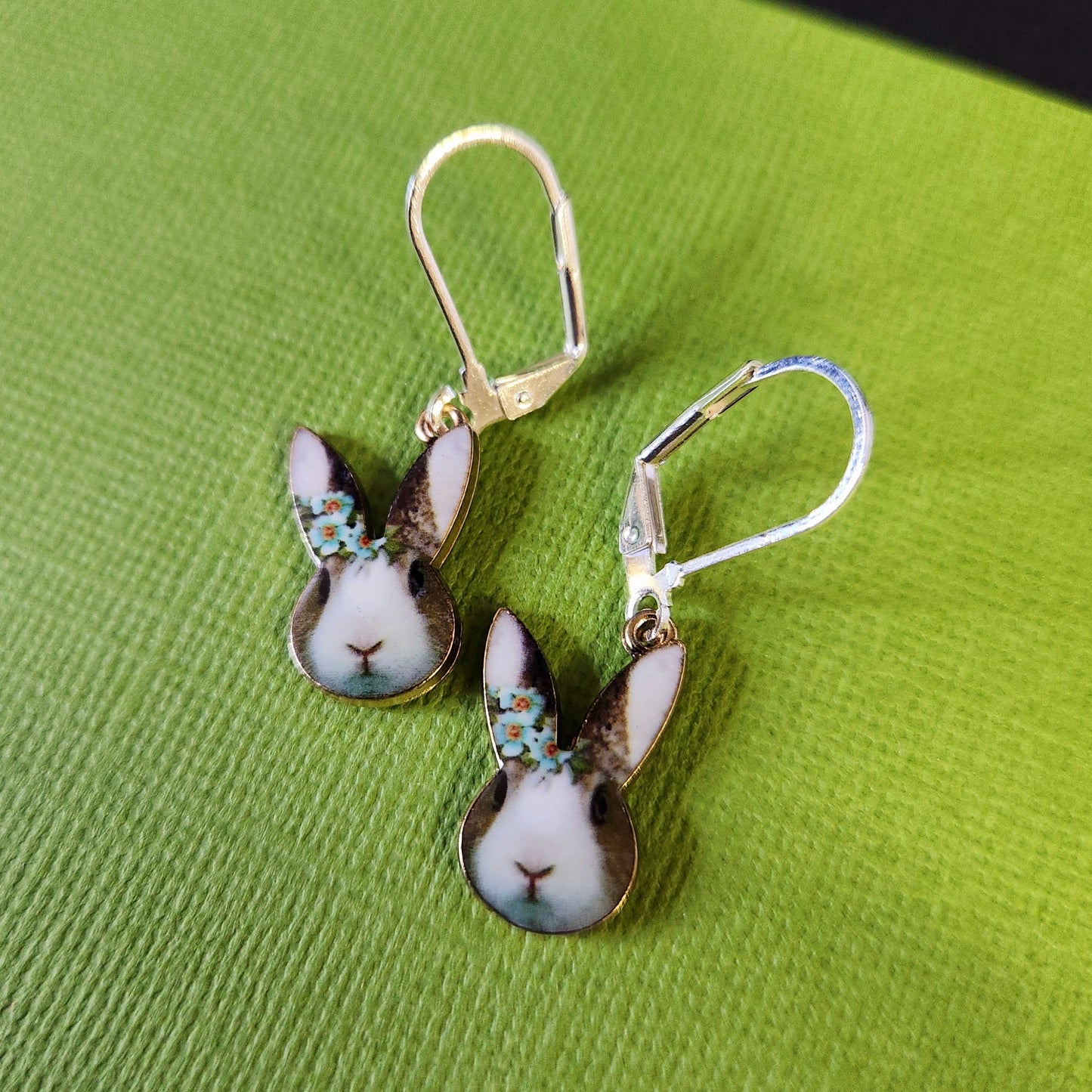 Bunny enamel Earrings